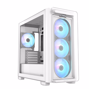 ASUS A23 PLUS ARGB datora korpuss, balts