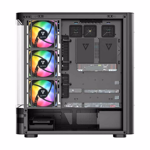 MODECOM Volcano AQ200 ARGB Midi melns