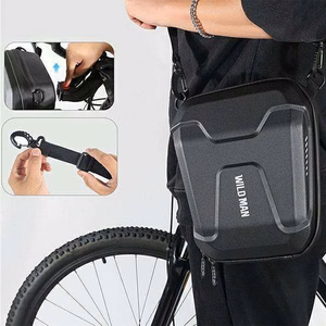 WILDMAN ceļojumu soma velosipēda stūrei ar rāvējslēdzēju, 3L, E8, melna