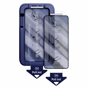 9H rūdīts stikls ar 3mk HardGlass Max privātuma filtru Samsung Galaxy S26