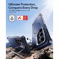 ESR Cyber Cyber Tough Kickstand MagSafe futrālis Samsung Galaxy S26 Ultra - Tumši zils