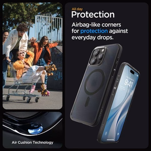 Spigen Ultra Hybrid Mag apvalks ar MagSafe iPhone 16 Pro - melns