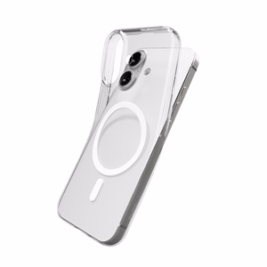Чехол Puro 0.3 MAG ультратонкий TPU совместимый с MagSafe для iPhone 17 - прозрачный