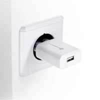 FORCELL F-ENERGY TFK-TC-1099 ceļojumu lādētājs USB A + kabelis USB A uz Type C QC3.0 2,4A 18W balts
