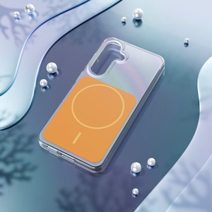 Etteri Hidden Pearl case for Samsung Galaxy S25 orange