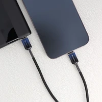 FORCELL F-ENERGY C356 kabelis Type C uz Lightning PD 3A 27W Gradient 1 m melns