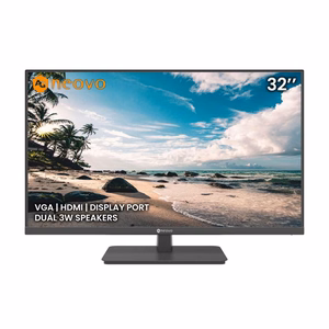 AG Neovo VA-3201 datora monitors 32" 1920 x 1080 pikseļi Full HD LCD melns