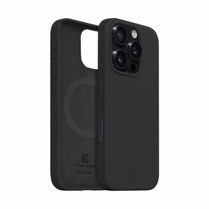 Crong Color Cover Magnetic MagSafe vāciņš ierīcei iPhone 16 Pro, melns
