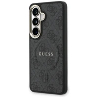 Guess maciņš 4G Embossed Ring MagSafe for Samsung Galaxy S26 Plus melns