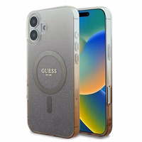 Guess IML Mirdzošs gradients Magnētiskais viedtālruņa apvalks iPhone 16 Plus - brūns
