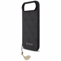Guess 4G Charms Collection Magnētiskais viedtālruņa apvalks iPhone Air - melns