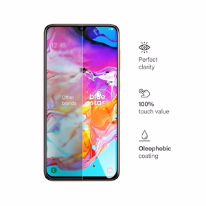 Aizsargstikls zils - SAMSUNG Galaxy A70