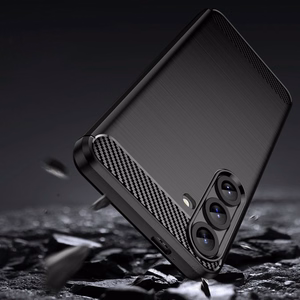 Carbon maciņš priekš Samsung Galaxy S26 melns