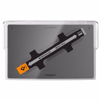 Spigen Glas.tR EZ Fit aizsargstikls Tesla Model X 2022 / Model S 2021 - melns