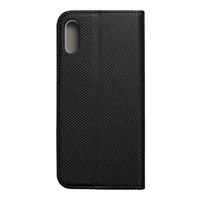 SMART Viedtālruņa apvalks Grāmata HUAWEI Y6 2019 melns