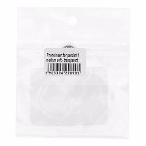 Phone insert for pendant / medium soft - transparent