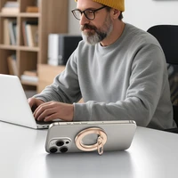 Tech-Protect MMR600 magnētiskais tālruņa gredzena turētājs - zelta