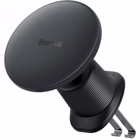 Baseus CW01 automašīnas turētājs iPhone ar 15W indukcijas lādētāju ventilācijas režģim - melns