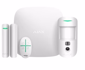 Ajax StarterKit Cam HDR drošības signalizācija, balts