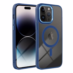COLOR EDGE MAG COVER magnētiskais viedtālruņa apvalks, savietojams ar MagSafe, paredzēts IPHONE 13 Pro Max, tumši zils