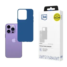 Viedtālruņa apvalks iPhone 14 Pro Max no 3mk Matt Case sērijas - zils