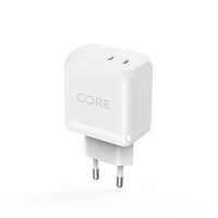 Forever CORE SMART PD sienas lādētājs 2xUSB-C 45W