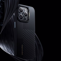 Benks Montage Magnētiskais Armor Pro Kevlar apvalks ar metāla rāmi 600D+1500D (MA62) iPhone 15 Pro Max melns (m)