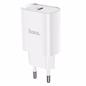 Tālruņa lādētājs Hoco USB C PD 20W N14 balts
