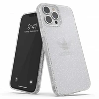 Adidas OR aizsargstikls ar spīdumiem iPhone 13 Pro Max - caurspīdīgs sudrabs