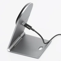 FORCELL F-ENERGY Flip Charge Qi2 15W bezvadu lādētājs saderīgs ar MagSafe sudraba