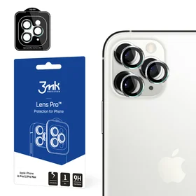 3mk Kameras vāciņš ar lēcu aizsardzību Pro iPhone 11 Pro / 11 Pro Max - sudrabots
