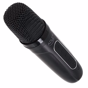Adler AD 1199 karaoke skaļrunis ar mikrofonu, SD/USB/AUX/Bluetooth, melns
