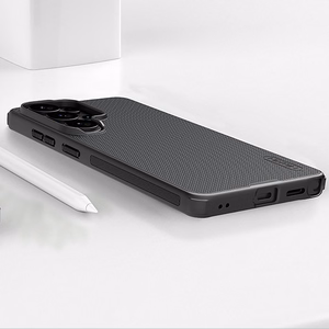 Nillkin Super Frosted Shield Pro Magnetic Maciņš saderīgs ar MagSafe for Samsung Galaxy S26 Ultra - melns