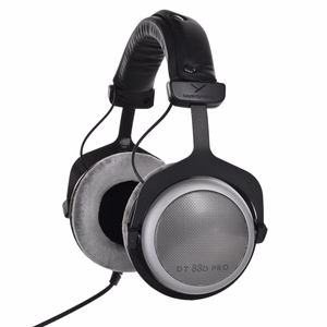 Beyerdynamic DT 880 PRO – studijas austiņas, daļēji atvērta tipa, melnas/sudraba (490970)
