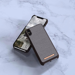 Nordic Elements Saeson Idun Pattern 1 vāciņš ierīcei iPhone XS Max, tumši brūns