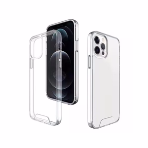 Hybrid Crystal viedtālruņa apvalks iPhone X / XS caurspīdīgs liels caurums