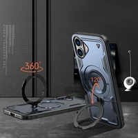 Hybrid Armor Trendy viedtālruņa apvalks ar MagSafe iPhone 16 Plus - zils