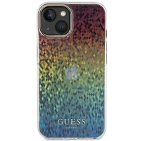 Guess IML Faceted Mirror Disco Iridescent viedtālruņa apvalks iPhone 15 - daudzkrāsains