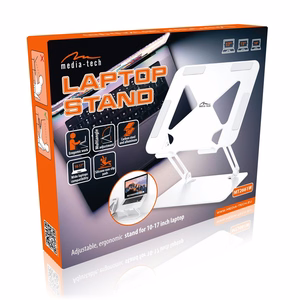 MEDIA-TECH Laptop Stand – Laptop Stand MT2661W (balts)