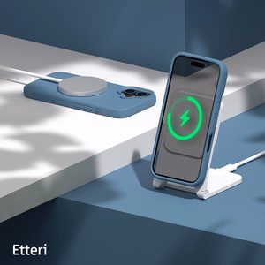 Etteri Silikona mag futrālis iPhone 16 6,1" tumši zils