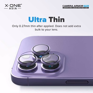 X-ONE Sapphire Kameras Aizsargs Pro - iPhone 13 Pro/13 Pro Max - sudrabains