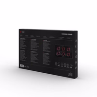 Laptop cooling pad, 6 backlit fans, 2000 RPM, SAVIO COS-01