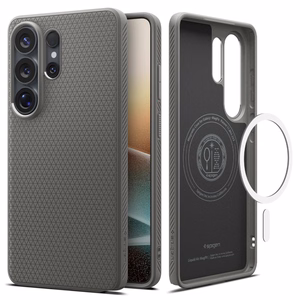 SPIGEN futrālis LIQUID AIR MAG saderīgs ar MagSafe priekš SAMSUNG S26 Ultra marble grey