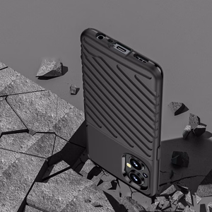 Thunder Case flexible armored cover for OnePlus Nord N20 5G black