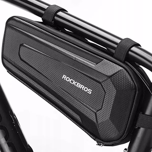 Rockbros B67 ūdensizturīga velosipēda rāmja soma - melns