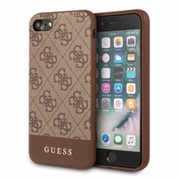 Guess 4G Stripe Collection viedtālruņa apvalks iPhone 7 / 8 / SE 2020 / SE 2022 - Brūns