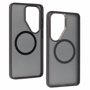 Liavec Soft Maciņš Metal Frame for Samsung Galaxy S26 Ultra pelēks