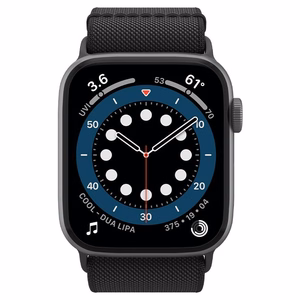 Spigen Fit Lite siksna Apple Watch 4/5/6/7/8/9/SE/Ultra (42/44/45/49 mm) - melna