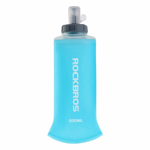 Rockbros 35210027001 mīkstā skriešanas pudele, 500 ml – gaiši zila