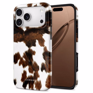 Tech-Protect Lamano MagSafe maciņš iPhone 18 Pro / 17 Pro, balts un brūns
